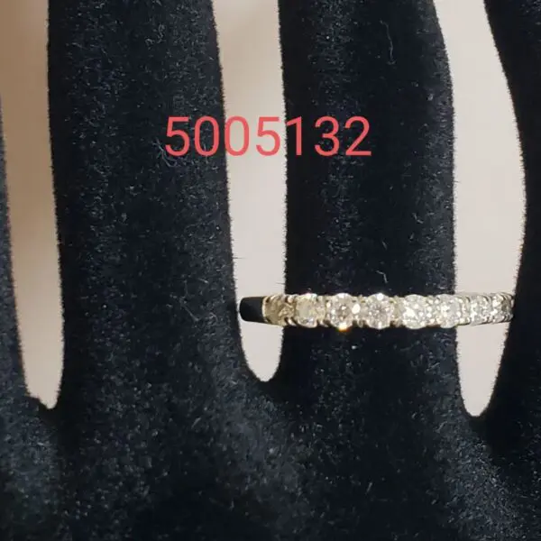 0.66ct Moissanite Sterling Silver Ring